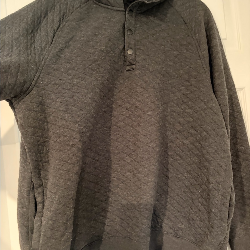 Goodfellow & Co Men's Dark Gray Quilted Pullover
